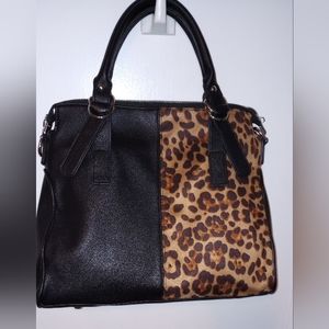 Leopard Pattern Tote Bag For Women, Large Capacity Crossbody Bag, Fashion Stitch